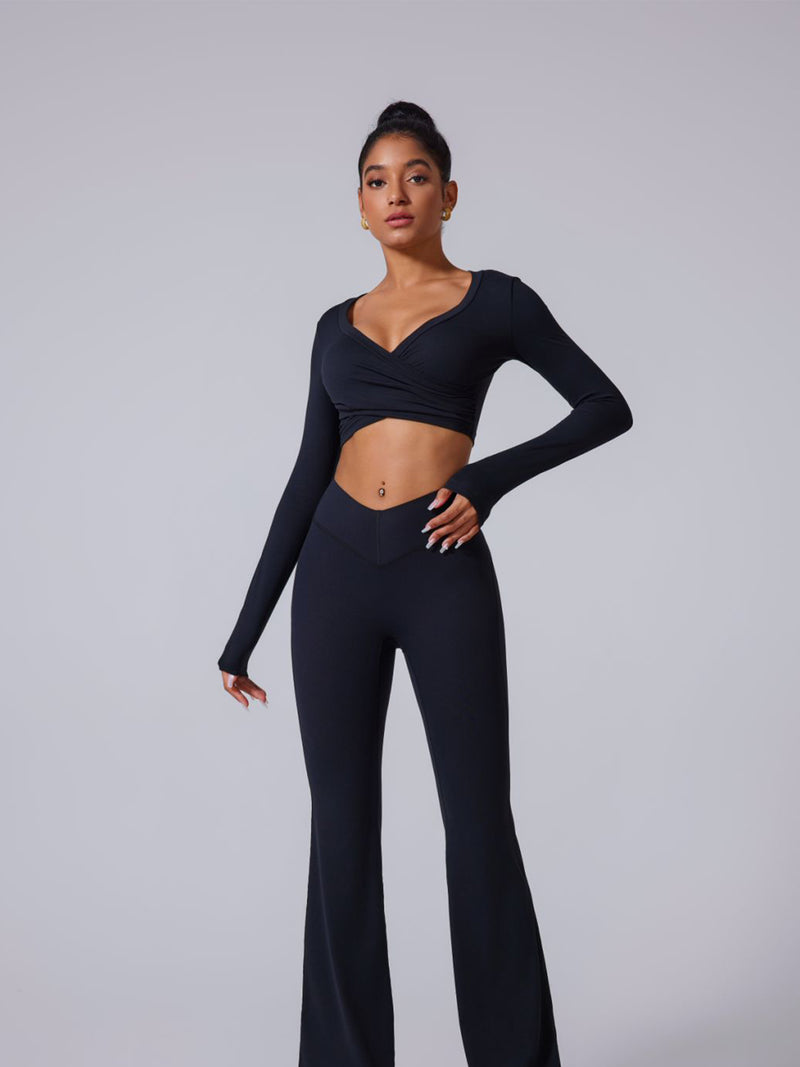 Layered Flow Crop Tops – Smooth & Breathable