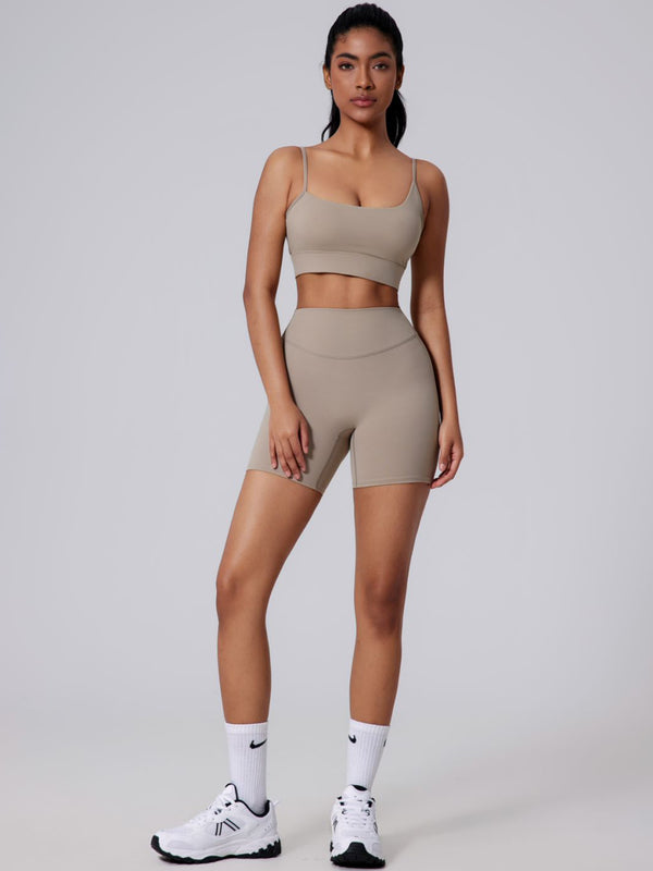 Sports Shorts Leggings – Seamless Fit & Soft Touch
