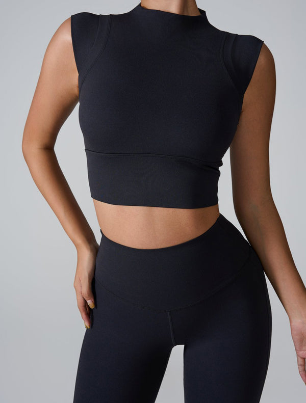 PowerLine High-Collar Sports Bra