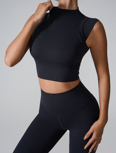 PowerLine High-Collar Sports Bra