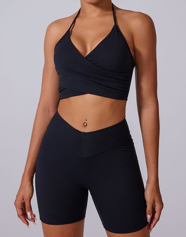 Deep V Backless Sports Bras – Comfy & Chic