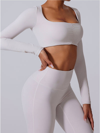 Sculpt Long Sleeve Tops – Airy Fit & Elegant Line