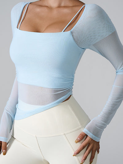 Mesh Breeze Crop Tops – Light, Feminine, Secure