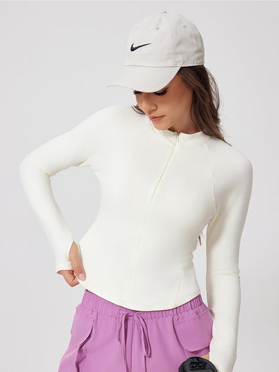From Zip to Warmth – Flow in Fleece Comfort - Long Sleeve Tops