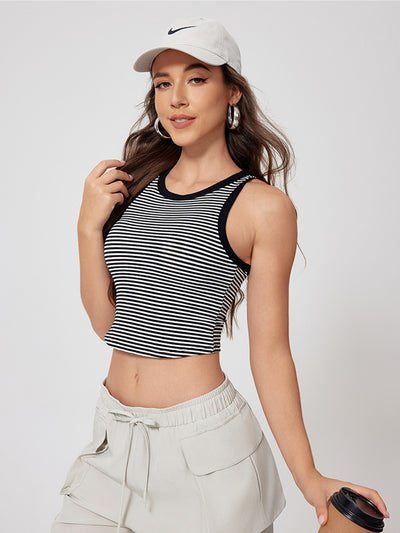 Retro Stripe Tank Top – Timeless & Slim Fit