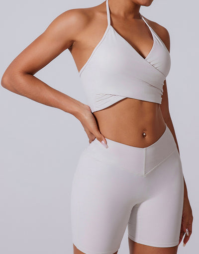 Deep V Backless Sports Bras – Comfy & Chic