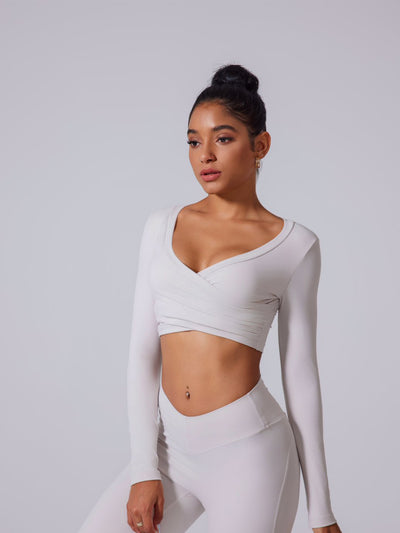 Layered Flow Crop Tops – Smooth & Breathable